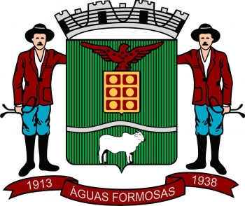 Brasão da Cidade de AGUAS FORMOSAS - MG