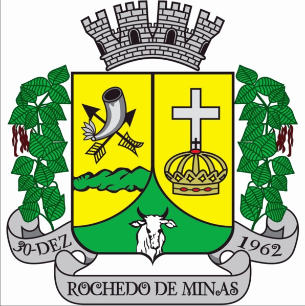 Brasão da Cidade de ROCHEDO DE MINAS - MG